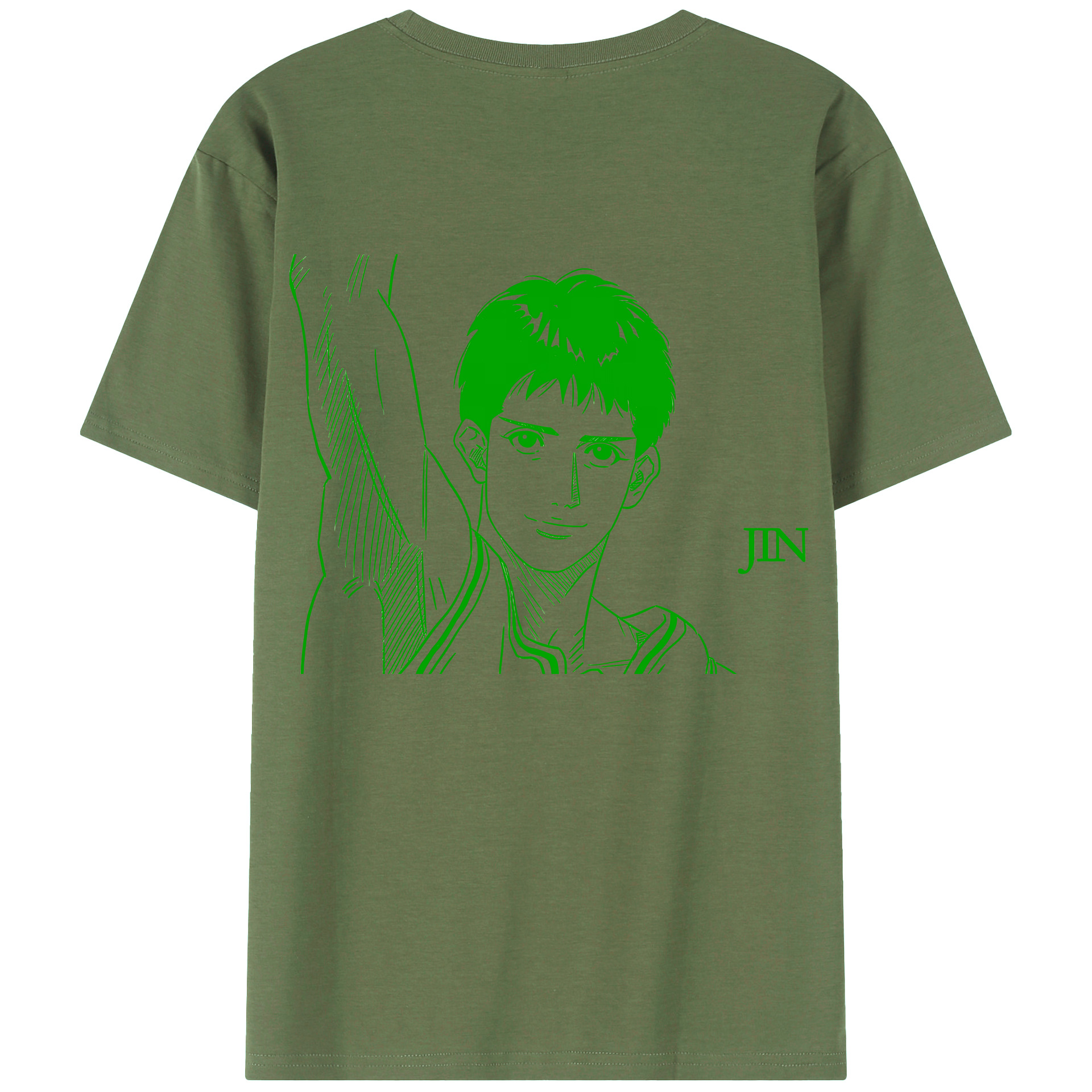 （画像用） SLAM DUNK／スラムダンク 綿100％ メンズ半袖Tシャツ（バックプリント） 通気性